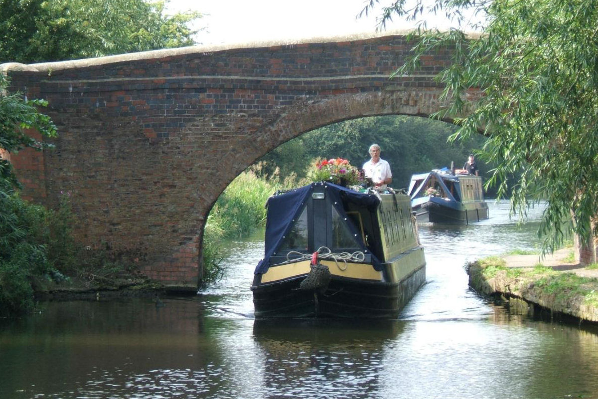 Canal Boat and Bridge